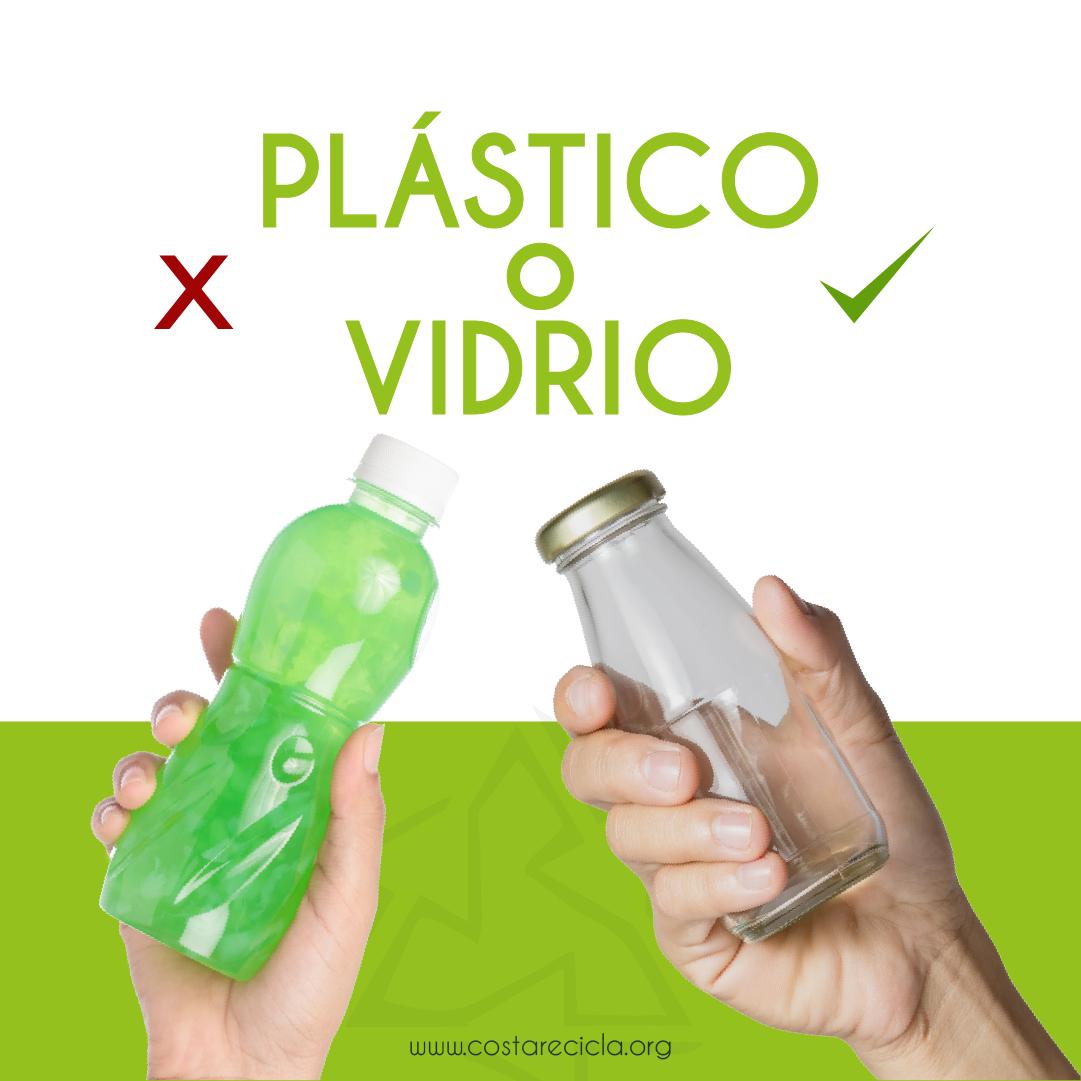 CostaRecicla's tweet photo. El vidrio es 100% reciclable, puede ser transformado una y otra vez, sin afectar su calidad. La mayoría del plástico solo se puede reciclar una vez. #yoreutilizo #costarecicla https://t.co/UPgrqOeD5K