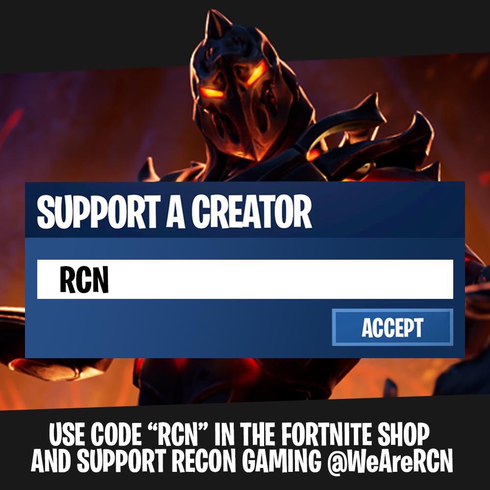 WeAreRCN's tweet photo. Use code "RCN" in your Fortnite item shop! Show us some love and support and RT/Like for our custom matchmaking key!

#Gamers #Fortnite #Code #ItemShop #Store #WeAreRCN #Xbox #PS4 #ControllerGang #PCGamer #SKINS #Fortnite #FortniteCode #SupportCreators #gaming https://t.co/R0RmzvHnzM