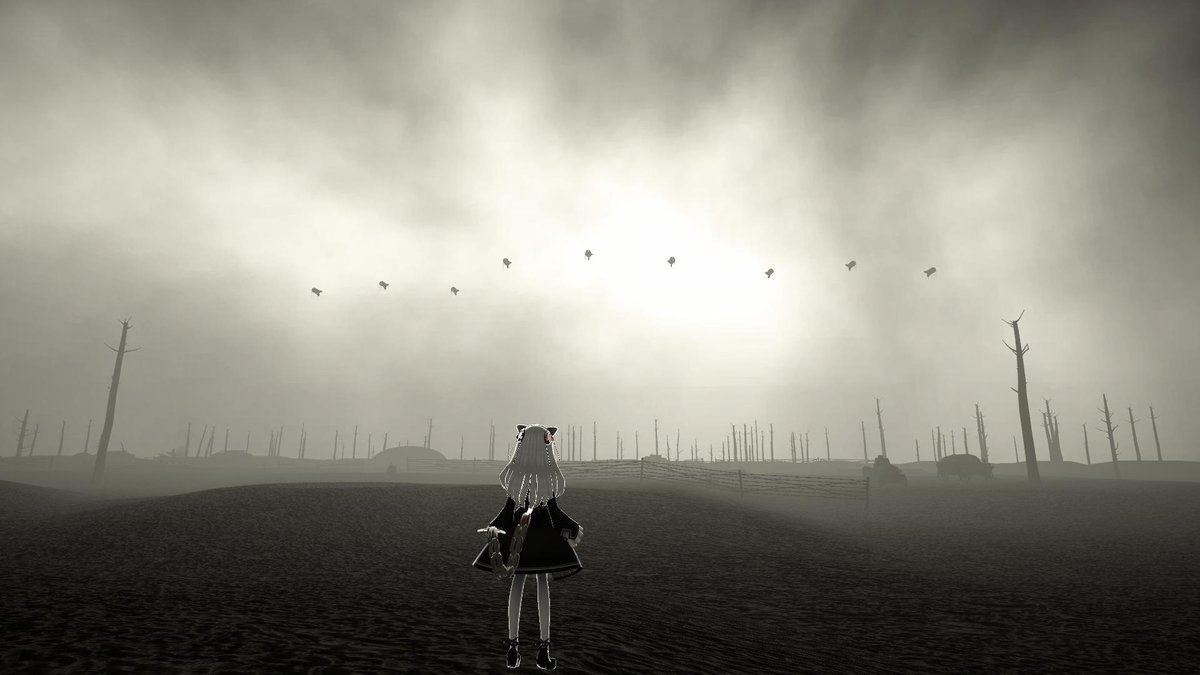 はたの Vrchat Pa Twitter 人は 人によって滅びる かつて 誰かがそう言ったらしいです この大戦が続いた のならば あるいはそうなっていたかもしれませんね 情を捨てて効率化された兵器に 壊れた倫理観が生み出す魔物 はたしてこの先には どんな破滅が