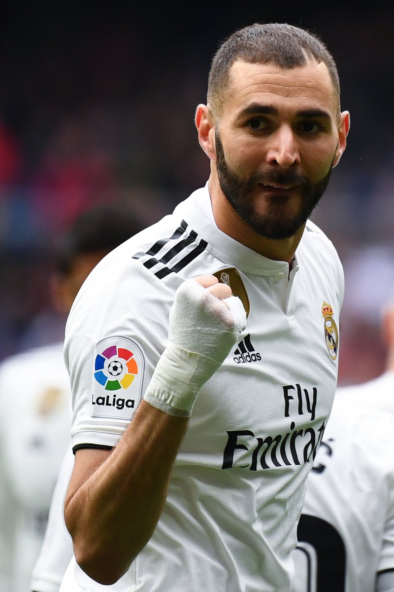 in his hands' - referring to benzema's bandaged