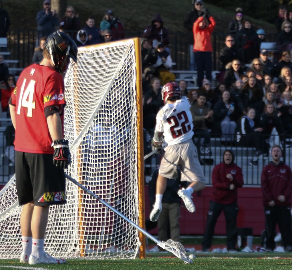 CoachC23's tweet photo. Best player not drafted in 2019 supplemental  draft.
Kyle Cain, St. Joe’s, scores against eventual National Champ Maryland in 2017.#ProudDad
@RattlersLax #RattlersLax          @DenverOutlaws #DenverOutlaws @AtlantaBlaze #AtlantaBlaze @BostonCannons #BostonCannons #mll https://t.co/4HoWiyOqvN