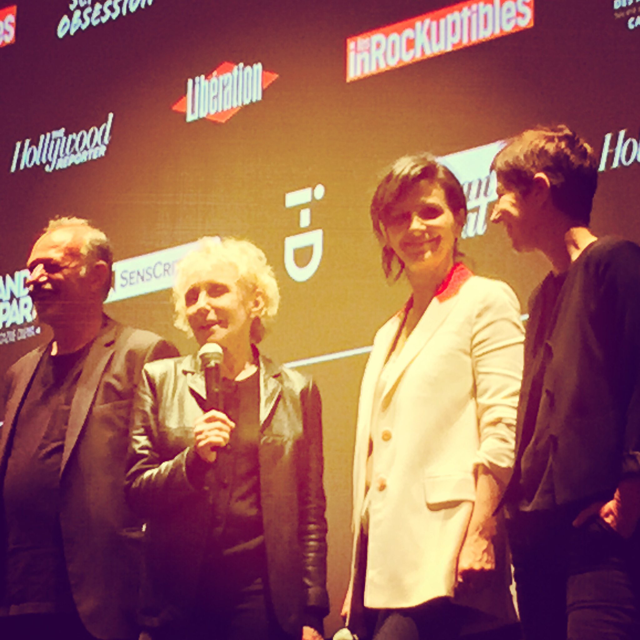 Happy Birthday Claire Denis! Here they are at for Let the Sunshine In   