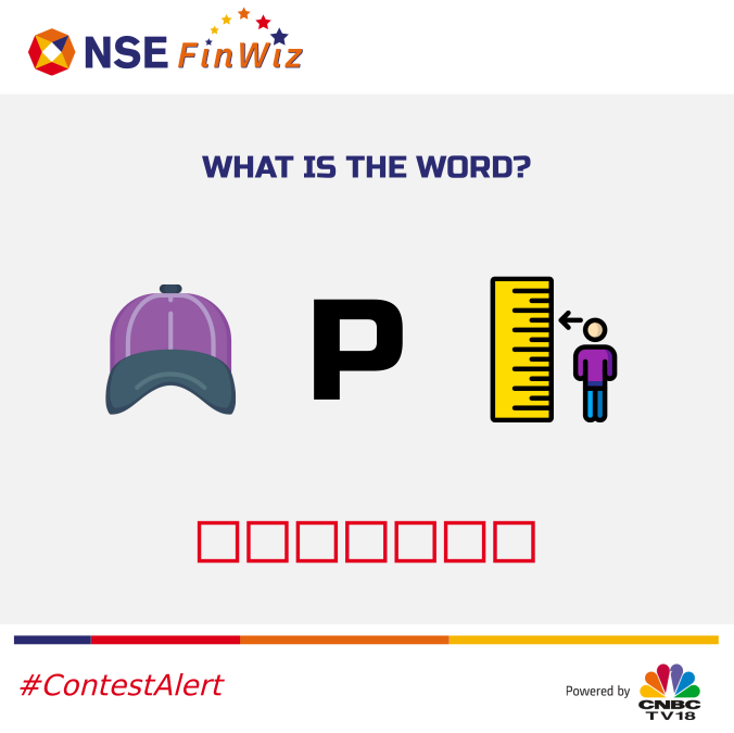 NSEFinWiz's tweet photo. #ContestAlert. Give the right answer and stand a chance to win Amazon gift vouchers.

Follow these steps,
1. Follow us
2. Retweet
3. Write your answers in the comments section.
4. Tag your friends
@NSEIndia #contestalertindia #contests #contestindia https://t.co/uQzV1Qgzw7
