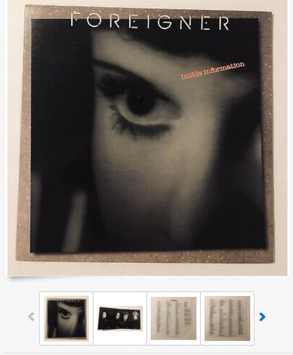 ebay.com/itm/Foreigner-… #foreigner #insideinformation #vinylrecords #oldster2you