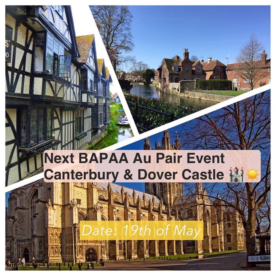 thinkstaffuk's tweet photo. The next BAPAA Au Pair Trip is now confirmed to the beautiful Canterbury with the optional tour to Dover Castle. Come and join us on the 19th of May for a great day out!
Follow this link to book: https://t.co/h5ARZeZeGN
#aupairlife #bapaa #canterbury #aupair #travel https://t.co/6gAaceYRQR
