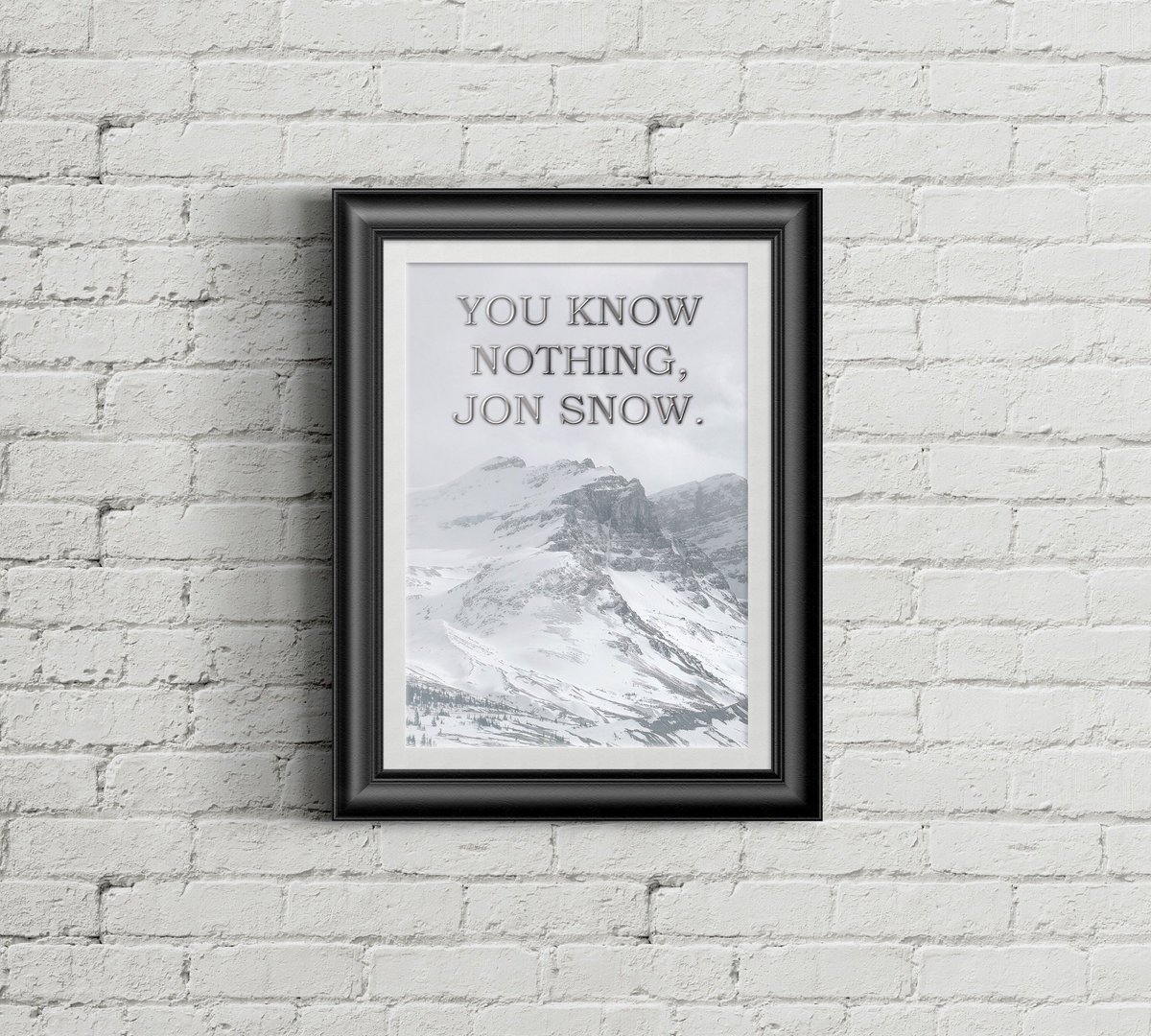 VeryNiceWords's tweet image. When you watch a bunch of theories on YouTube, but in reality...You Know Nothing, Jon Snow Poster

#youknownothing #jonsnow #ygritte #gameofthrones #theory #jonsnowgetsthethrone #targaryenforlife #aegontargaryen #etsy #etsyshop

@verynicewordsdesigns
 etsy.me/2PpaCrI
