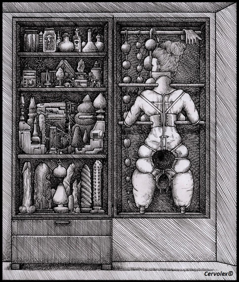 Bdsm Dildo Anal - Extreme Boxes #4 #nfsw #porn #drawing #art #bdsm #extreme ...