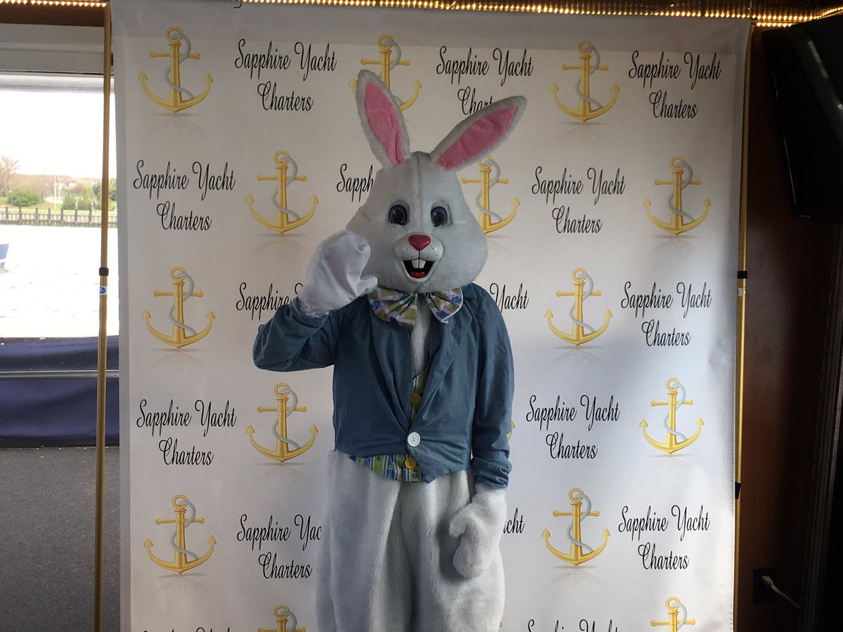 AllProSound's tweet image. Kids doing a meet and greet with the Easter Bunny as we set sail on the Sapphire Princess. Beautiful day!