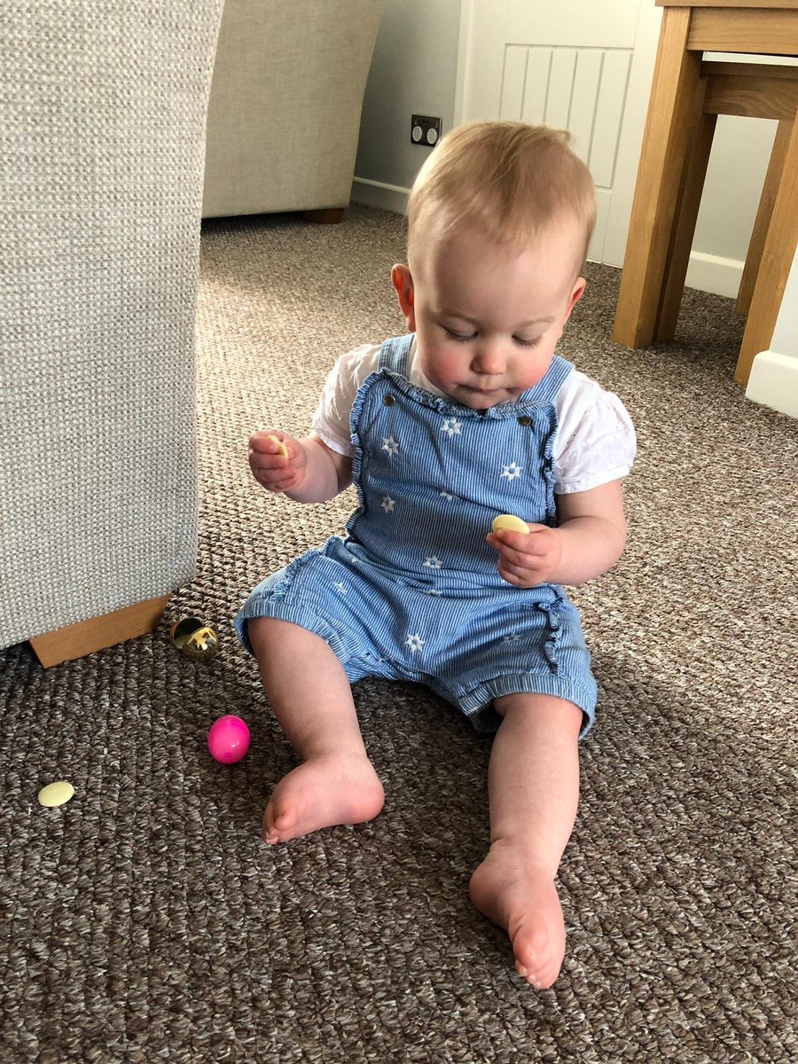 GoughJames's tweet photo. First taste of chocolate 🍫 🐣 https://t.co/mH8GhMKGcC