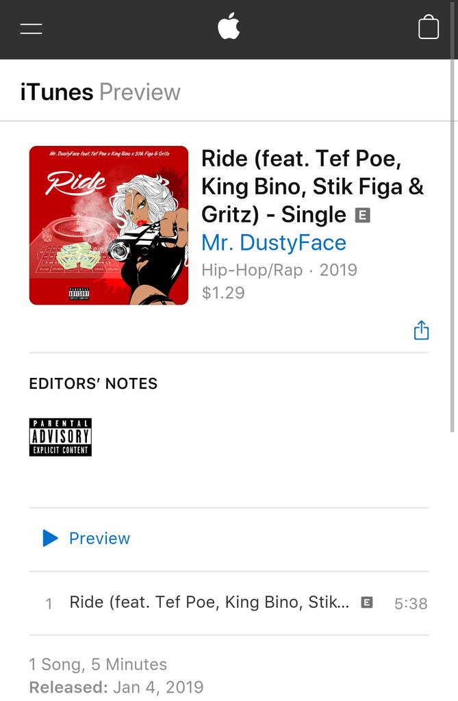 🔥🔥🔥🔥#NowStreaming #AppleMusic #iTunes #NewMusic #Music #Streaming @RckfordMusic815 #815 #Rockford #Chicago #STLouis #Topeka #HipHop #Rap #Producer #Producers #NerveDJs #Dj #Djs #MusicProducer https://itunes.apple.com/us/album/ride-feat-tef-poe-king-bino-stik-figa-gritz-single/1448212717 … @AppleMusic @iTunes @iTunesPL