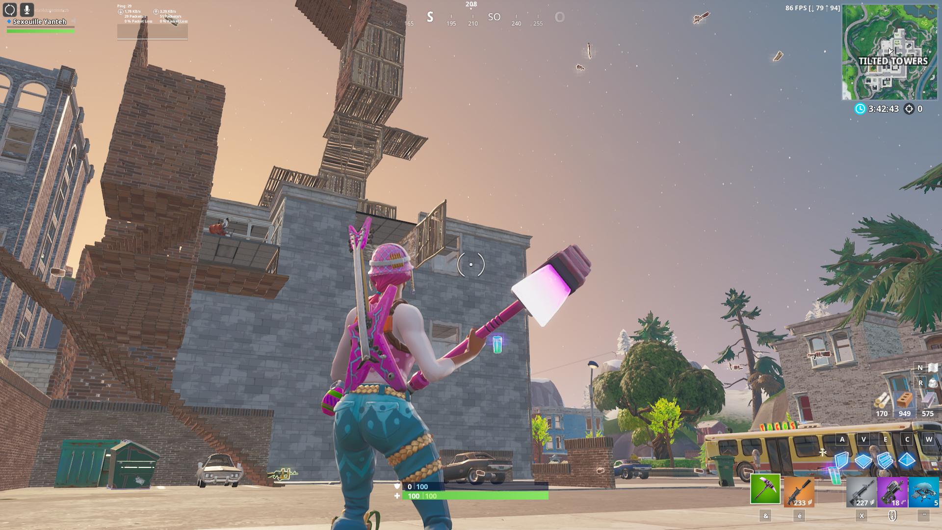 yanteh french fortnite leaker on twitter batiment micka detruit par la rune - batiment micka fortnite