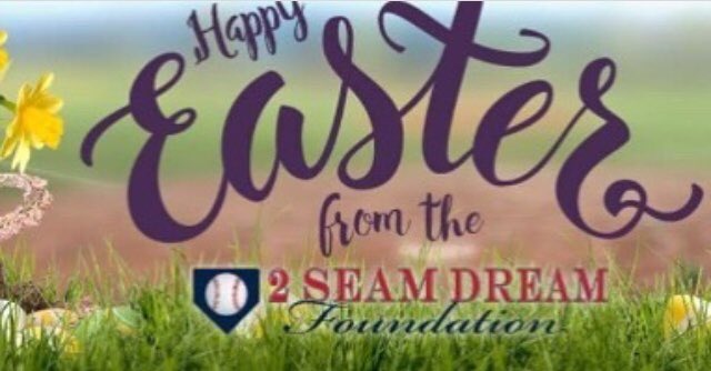 2seamdream's tweet photo. Happy Easter from @2seamdream #happyeaster #easter #heisrisen #lovebaseballhatecancer https://t.co/zKiRyhKvEz