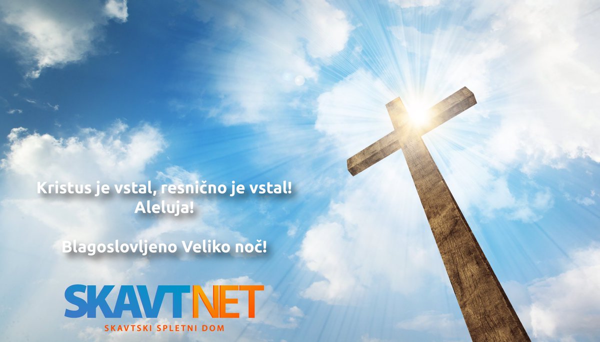 SkavtNET's tweet image. Želimo vam blagoslovljene in mirne praznike! 
#skavti #velikanoč #Easter