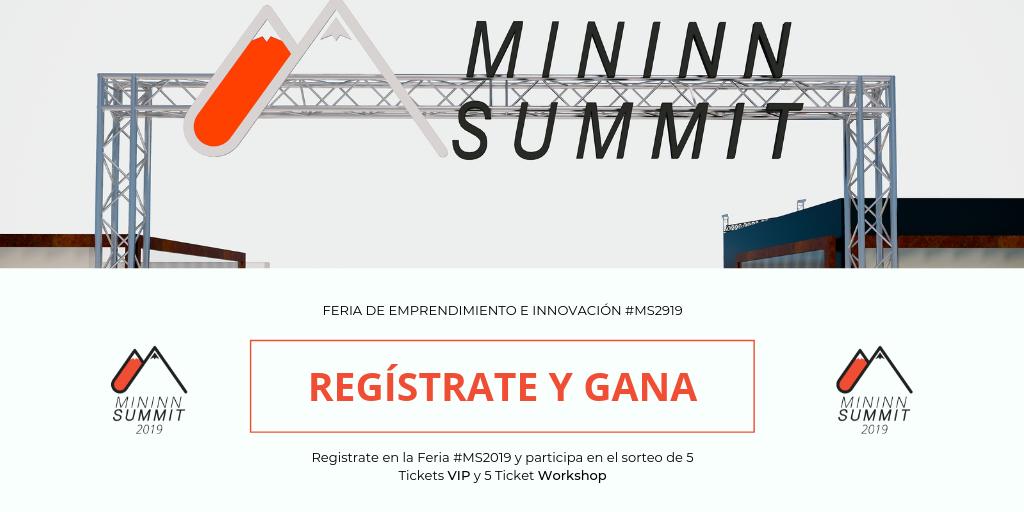 mine_class's tweet image. [Gana 5 Entradas VIP y 5 Workshop de #MS2019] Regístrate GRATIS HOY en la Feria de Emprendimiento e Innovación de #MS2019 y participa en el sorteo de 5 Tickets #VIP y 5 Ticket #Workshops.

Regístrate GRATIS AQUÍ: pst.cr/A163T