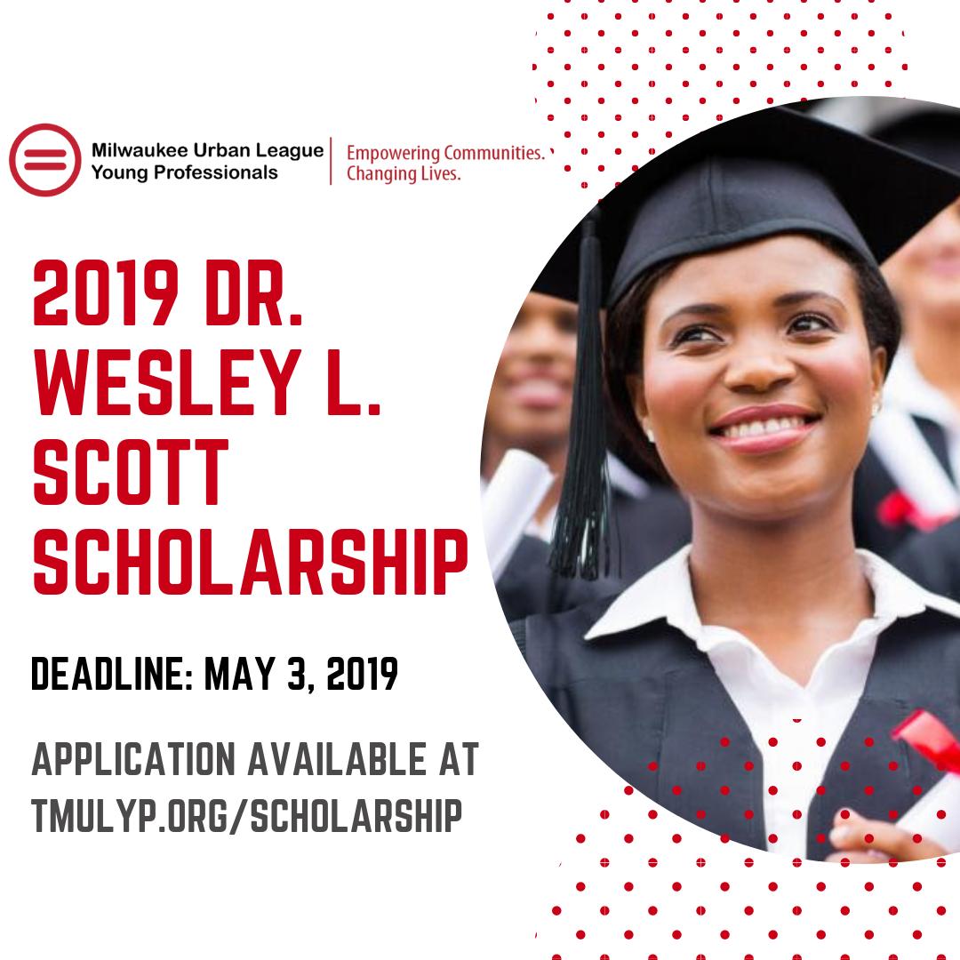 tmulyp's tweet photo. #Share The 2019 Dr. Wesley L. Scott Scholarship Application is now OPEN! We're awarding three (3) graduat... https://t.co/as4Tl40O3X #TMULYP #Education #Scholarships #Share #WesleyLScott #UrbanLeague #SecuretheScholarship #Milwaukee #Investment #Students #Community #BeTheMovement https://t.co/5w5rwS6n1k
