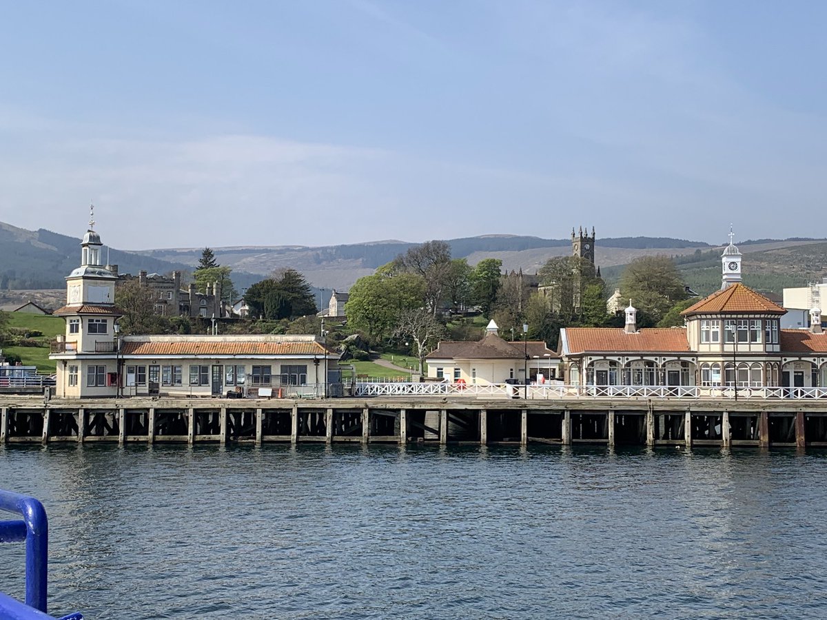 You can get a train ticket from Glasgow to Dunoon including the ferry ride across the water. Amazing this is only 45 minutes away
