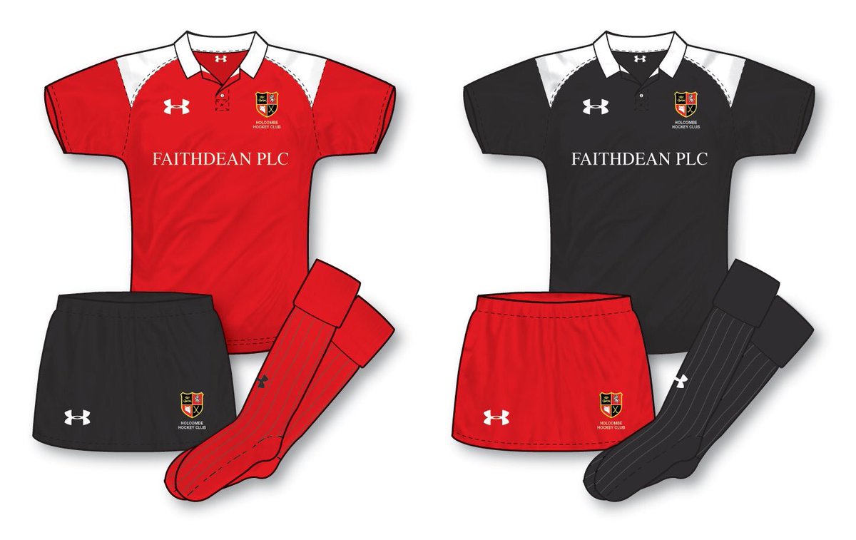 Having a superb time at EuroHockey Club Trophy 2019 at <a href="/HolcombeHC/">Holcombe Hockey Club</a> that we are sponsoring. 

After winning 4-0 today Holcombe are through to the final &amp; to commemorate this achievement here are their kits in my <a href="/TrueColoursKits/">John Devlin</a> style.

Good luck Holcombe!

#EHClub2019 #hockeykits