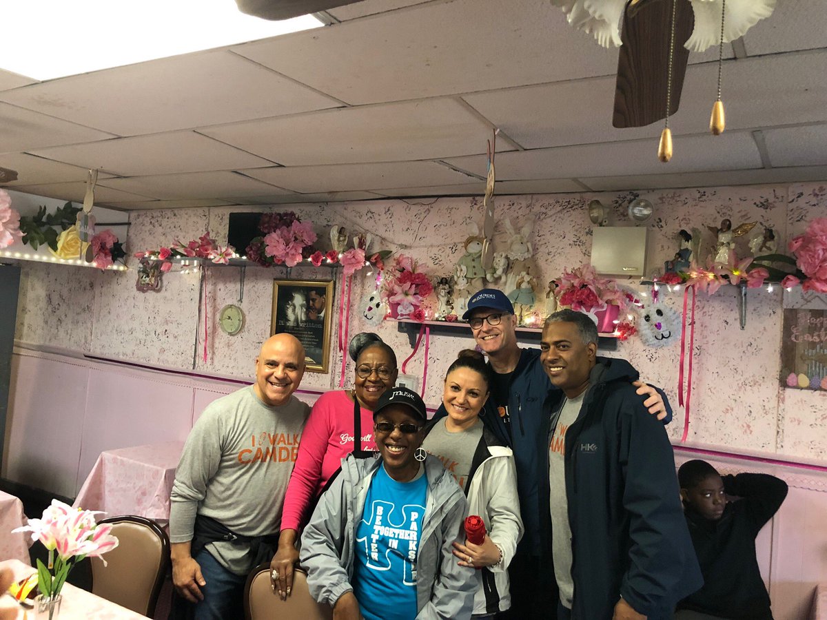 RegBlaberMD's tweet photo. @LourdesHealth had the honor of touring our beautiful Parkside neighborhood yesterday with @camdenmayor Moran and PBCIP’s own Shielah Greene, Minister Mohammed, and soon to be Ward 2 Councilman Vic Carstarphen.  Attached are some pics of us meeting local awesome biz owners. https://t.co/b8a7xWiTaE