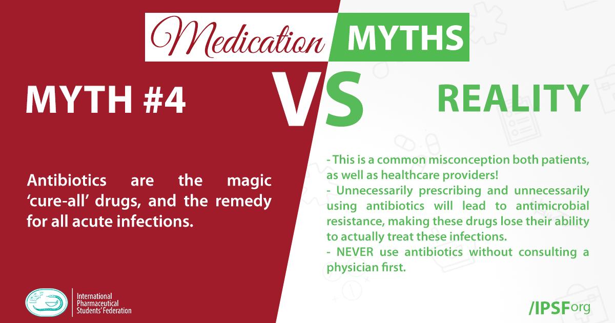 IPSForg's tweet photo. Medication Myths
MYTH #4
#KnowYourMedicines
#RationalDrugUse
#IPSFaware
#IPSForg https://t.co/Uy9OuTcjfV
