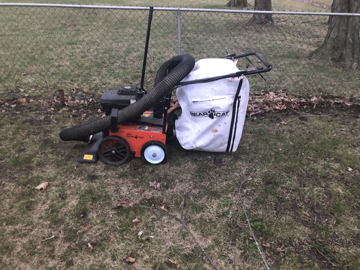 FirstResponseLS's tweet image. The newest addition to the fleet, a bearcat leaf vacuum! Still have leaves in the yard? We can make quick work of it and have you summer ready in no time!