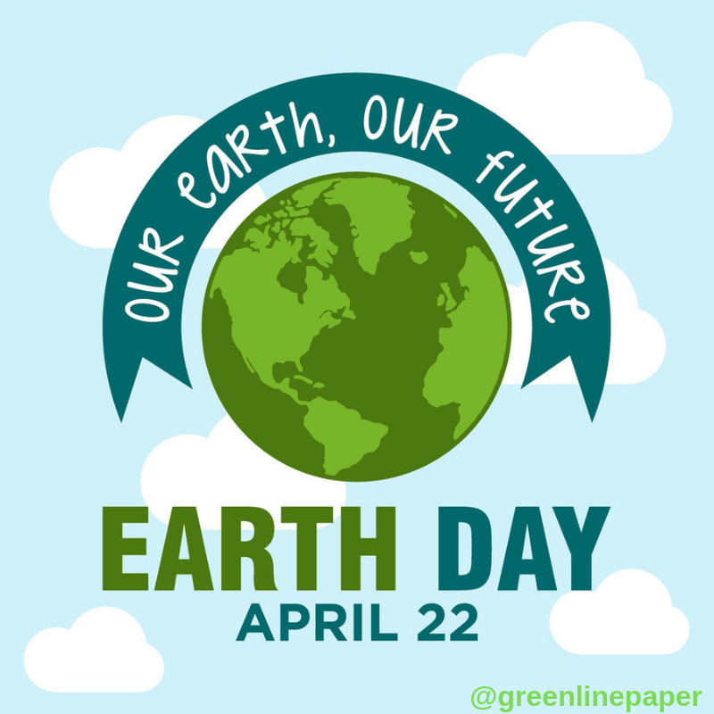 greenlinepaper's tweet photo. Today is Earth Day! Since 1992 GreenLine Paper Company has been dedicated solely to the sales of quality, environmentally-sound products. We are happy to celebrate #earthday with you today! https://t.co/IYFumXuwoh