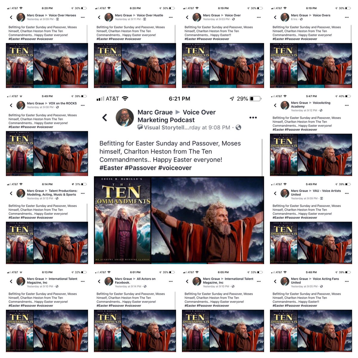 HonestVOPro's tweet photo. Every Facebook Group owner: who is thus Marc Graue guy, and why do you let him spam his egotistical posts in every acting and voice group that exists? He posts the same exact thing to like 50 groups every day! Why you giving him free advertising? https://t.co/qJdQrUqdMF