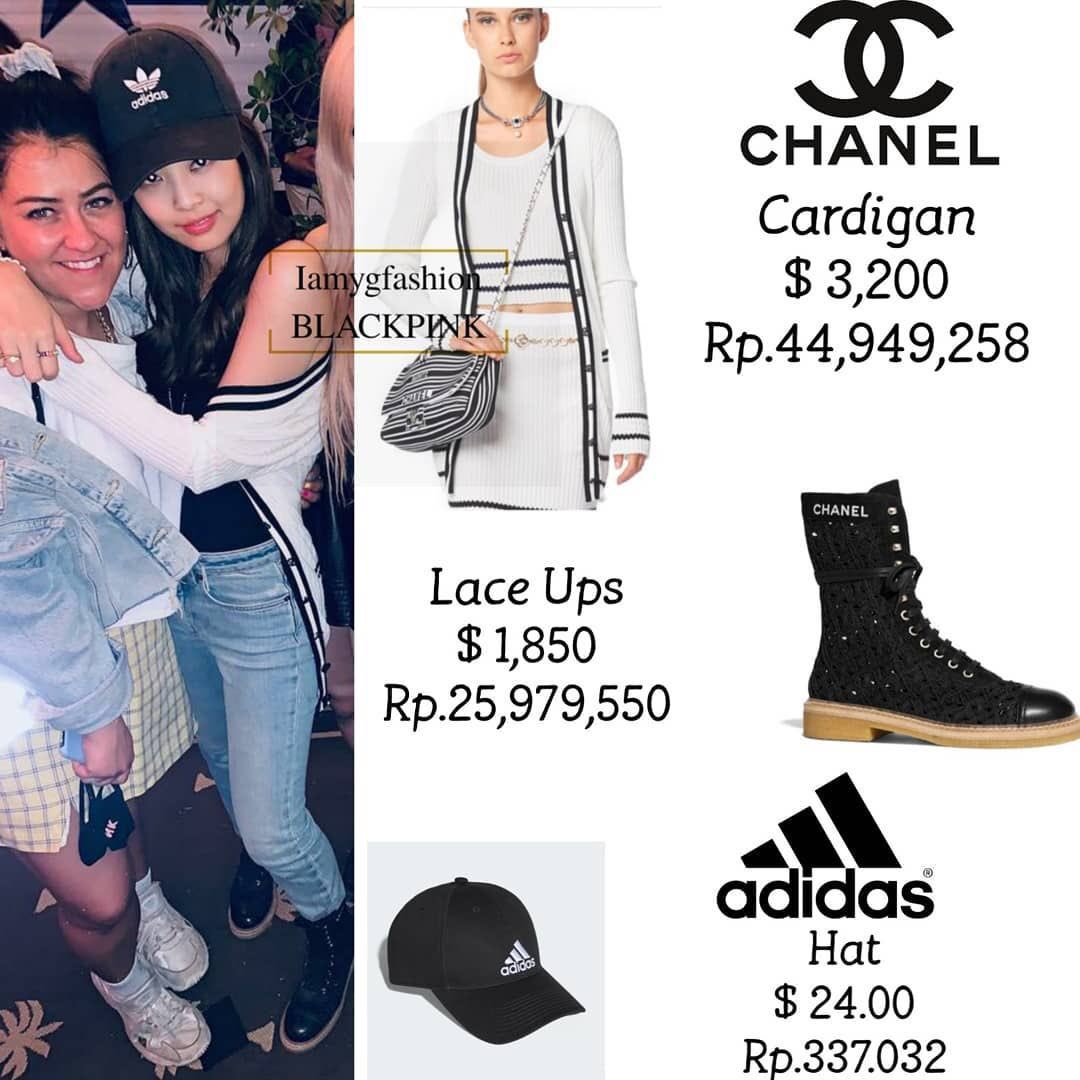 JENNIEKIMJENNIE on X: CHANEL x Adidas ~ Name a better endorser than JennieImpossible!  😎😍 Love this outfit so much Really hope Jennie would post selcas of  her in this outfit!!! 🥺🥺🥺 #BLACKPINK #