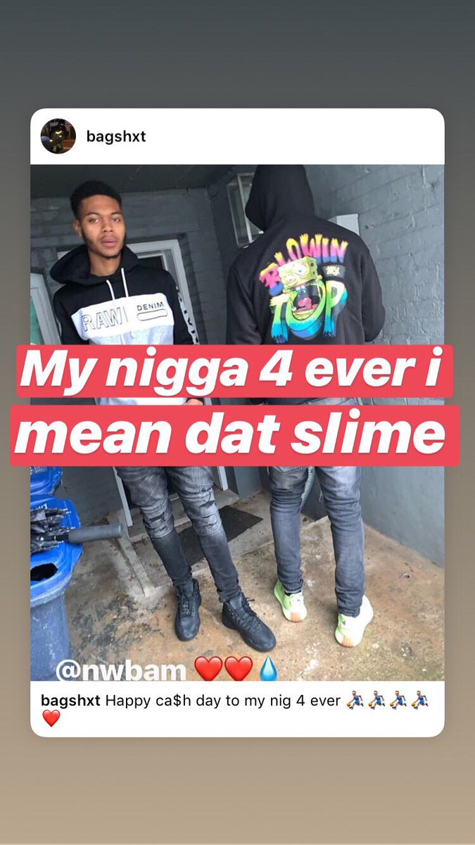 bamgrizzle's tweet photo. #longlivemrbagshxt you was my bestfriend slime💔 https://t.co/Qftd3MkVsK