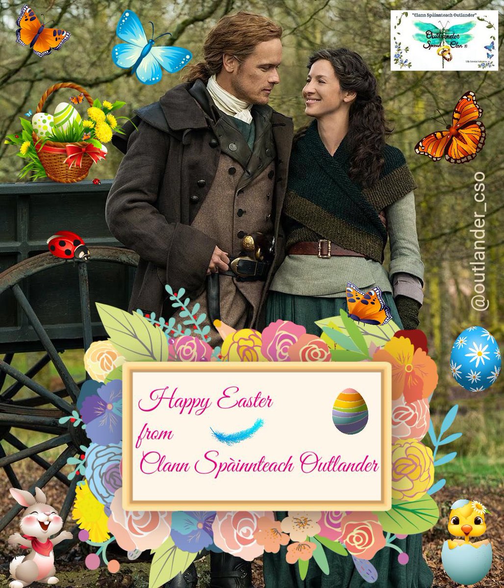 In_Hollywood_'s tweet photo. We wish you all  Happy Easter! #happyeaster #outlander #outlander_cso #OutlanderArgentina #outlanderspain #outlanderscotland https://t.co/9ExESMjh3R