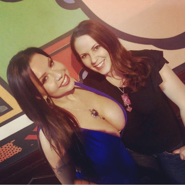 Last night with <a href="/SheridanLoveXXX/">Sheridan Love™</a> at <a href="/NerdBarLV/">The Nerd</a> for <a href="/TherealRVD/">Rob Van Dam</a> #ringsidecomedy celebrating #420