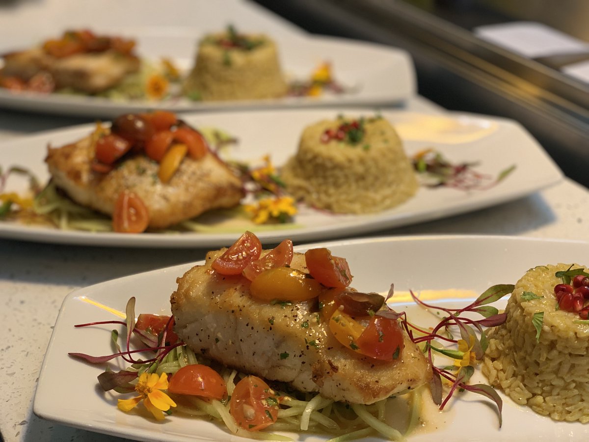 Sea Bass With Rice Noodles