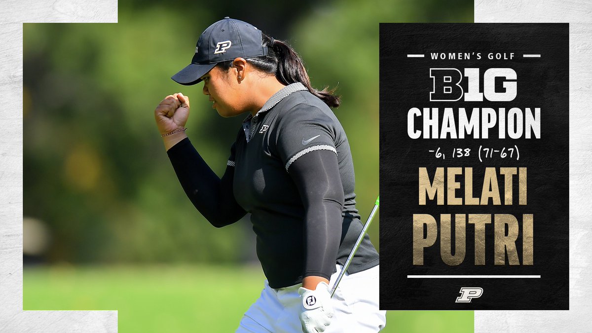 PurdueWGolf's tweet photo. 🏆🏆🏆🏆🏆🏆🏆🏆🏆🏆 Great job @idaayumelati!!! #BoilerUp https://t.co/WNWw2tilII