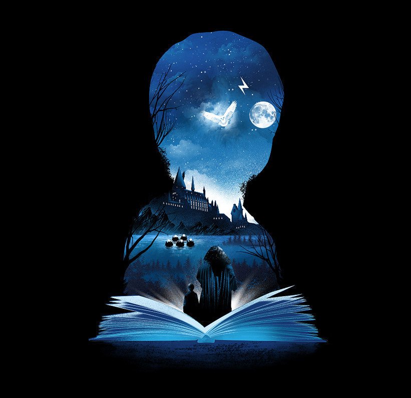 EiProfeta's tweet photo. Los 7 libros de Harry Potter por el artista @dandingeroz. https://t.co/JN58L0dn9l