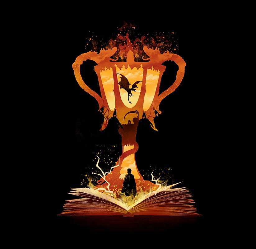 EiProfeta's tweet photo. Los 7 libros de Harry Potter por el artista @dandingeroz. https://t.co/JN58L0dn9l