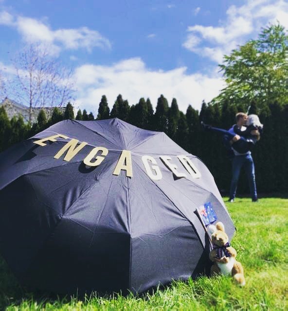 Pretty sure this makes me the luckiest guy around. Just so, so glad she said yes 😅  
Cant wait for the rest of my life with her 💖