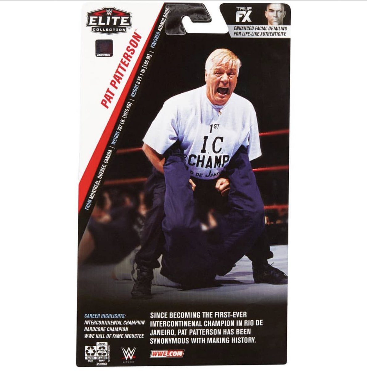 wwe elite pat patterson