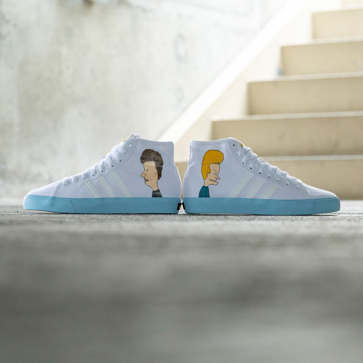 adidas matchcourt hi beavis & butthead