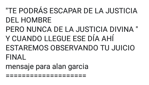 NoSeniMeIntere2's tweet photo. @AlanGarciaPeru @MijaelGLP @Neiraelmutante con mucho cariño para alan damian https://t.co/WOCc4vDGVw