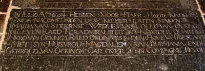 aabuwalda's tweet photo. Nieuwe blog over de Friese adellijke #kapitein Lolle van Ockinga. 
Hij kreeg in 1654 een familiegrafkelder in het koor van de kerk van #Burgwerd.
(foto: Hessel de Walle)
https://t.co/Yxytih6cIy https://t.co/MhrIND1hsh
