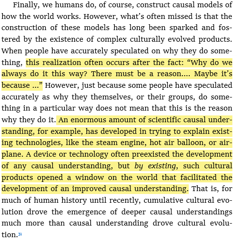 In most cases, the followers of traditions have no idea why they do things they way they do, as the original problem it was meant to fix has long been forgotten. The causal explanation, if it exists, comes later and in some cases may be totally wrong.