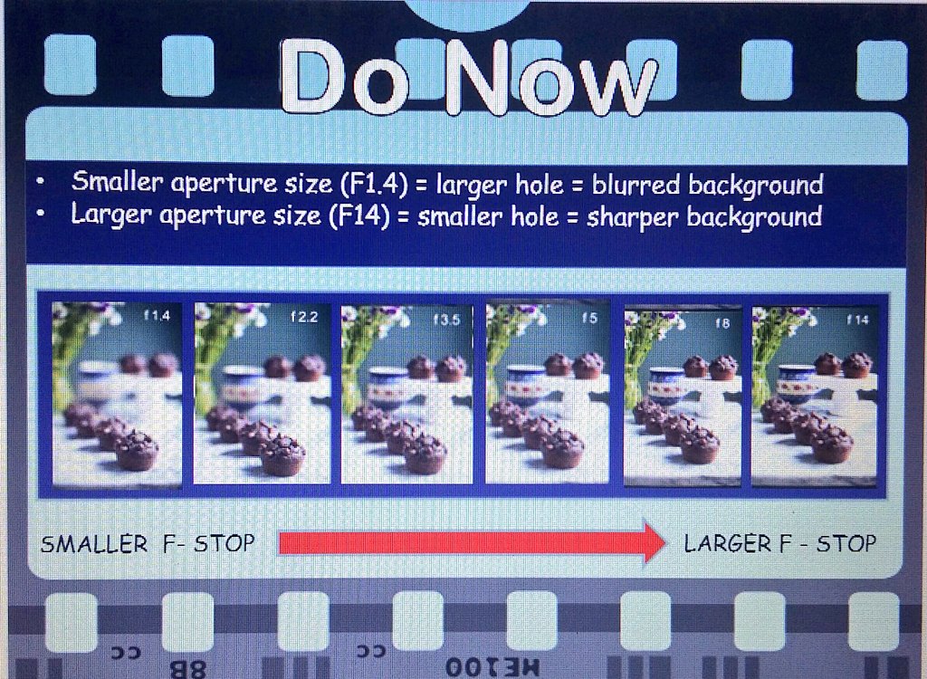 Teach_ArtDesign's tweet photo. FREE RESOURCE 🌟✔
Teaching #photography next week and created a quick #starteractivity to keep students engaged.
🔴Cut out the images on the 1st slide
🔴Arrange in size order

#edutwitter #photographer #teacher #aperture #teachinghelp #backtoschool #ittchat #nqtchat #artofed https://t.co/Xr2mKnKwEf
