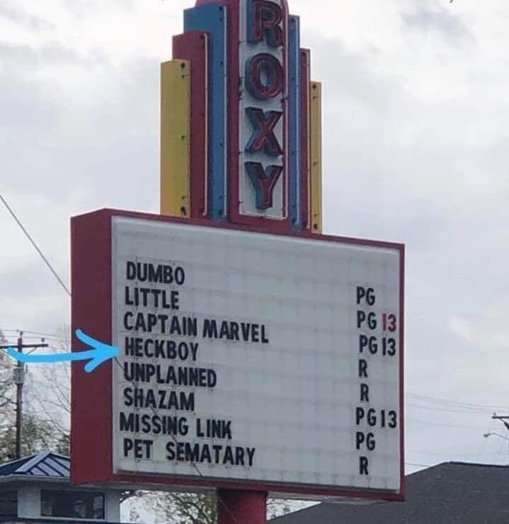 ScottyMars's tweet photo. I assume this movie is about Hellboy’s not quite as powerful younger brother
#heckboy #geek #nerd #sundayfunday #stupid #podcast #movie #censorship #Hellboy https://t.co/Nl3UlXjKvj