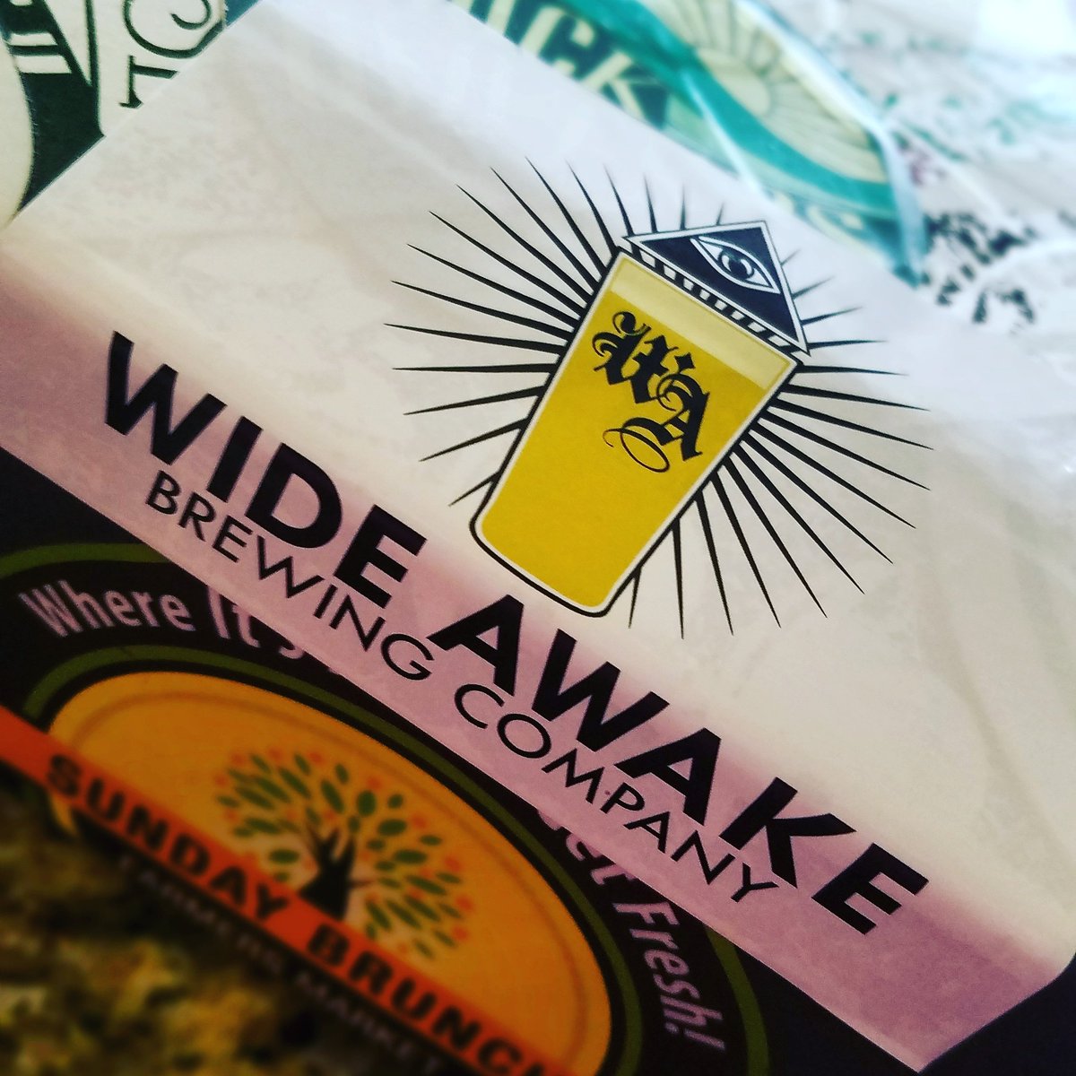 TrollyDollySC's tweet photo. New cash box sticker from @WideAwakeBrew! Thanks for the delicious Easter beer! Go check out the newest Summerville brewery, you won't be sorry! #shoplocal #buylocal #supportsmallbusiness #chseats #charlestoneats #craftbeer #breweries #summerville #brewery #supportlocal https://t.co/A7bLErF60X