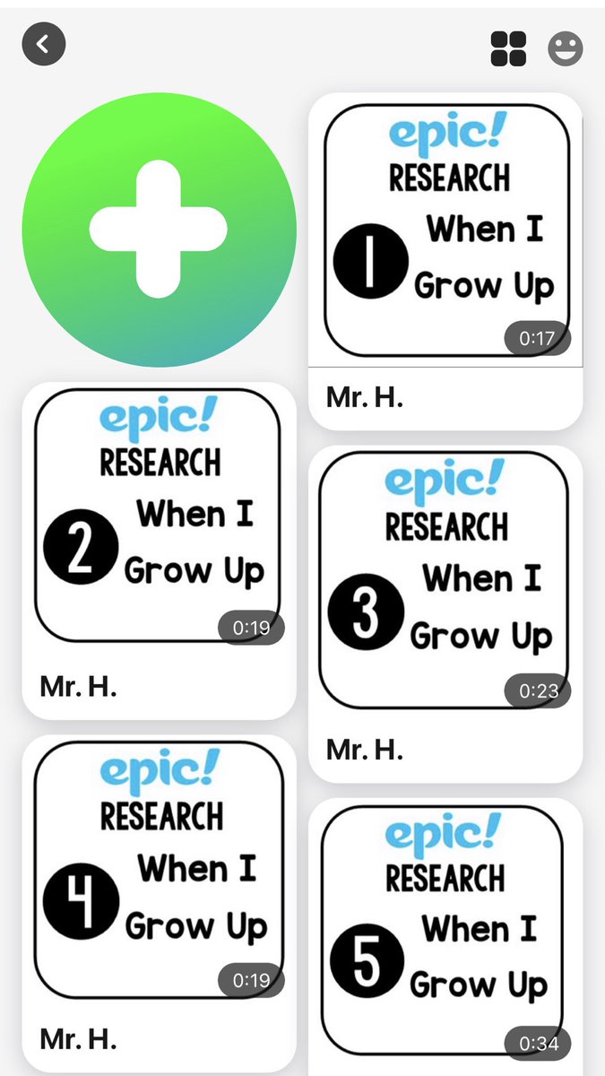 LakersHughes's tweet photo. Coming Soon..

An @EpicKidsBooks Research assignment.

Ss will research which job they want in the future in Epic. Ss will 👂🏽 and read 📖s and answers specific ?s about that job asked by me in @Flipgrid

Finally Ss will choose 3 facts to write about for Open House on final draft. https://t.co/H9pnUVwKvQ