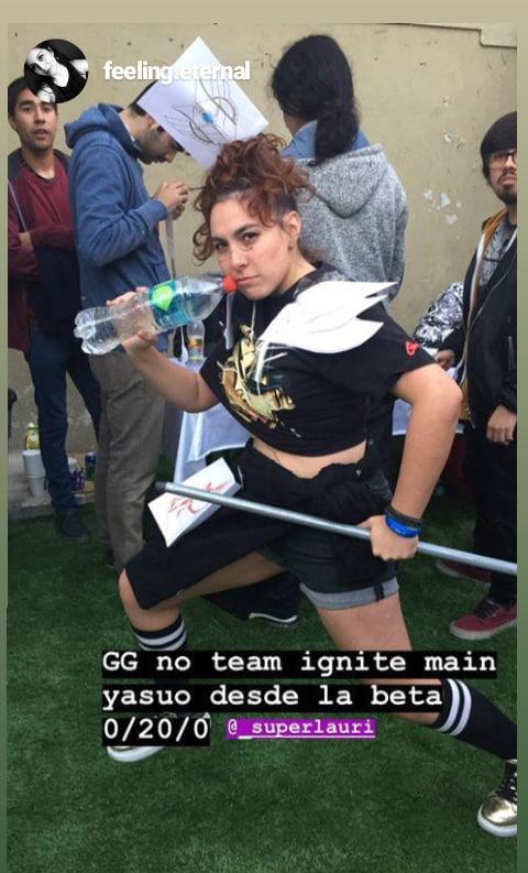 Superlauriart's tweet photo. Check out my new cosplay of Yasuo 🤙
#yasuo #poorcosplay #RESPECT #GGNOTEAM #LeagueOfLegends https://t.co/PT6WNaWR8t