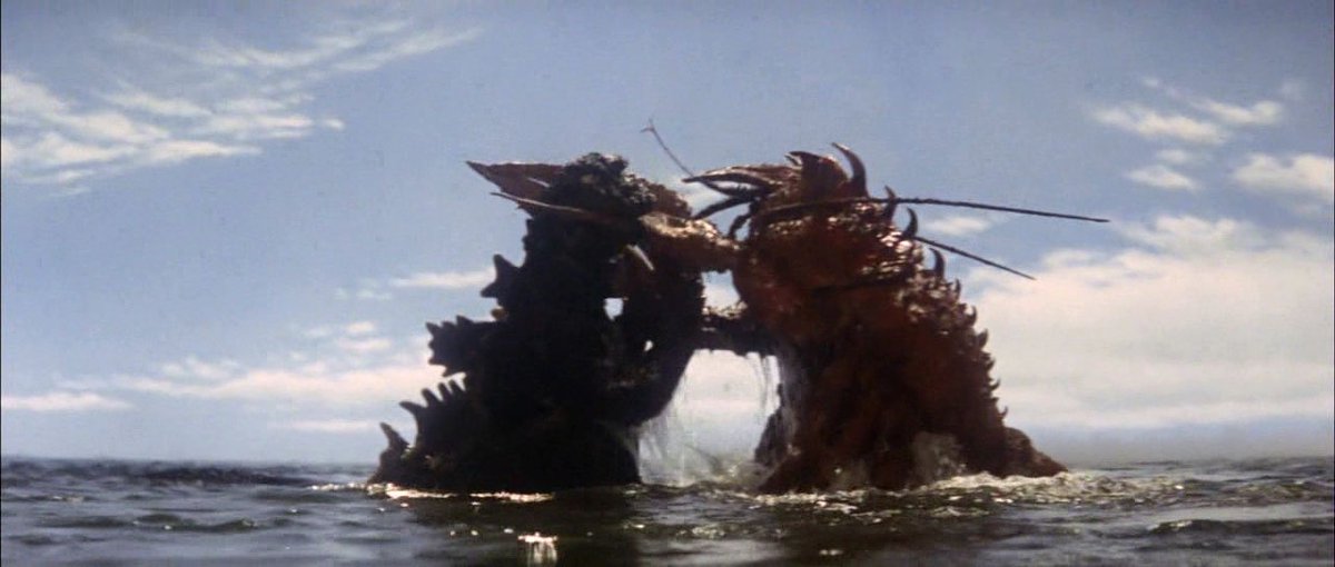 _yahzee's tweet photo. My #GodzillaRetrospective continues tonight with Ebirah, Horror of the Deep from 1966. Fun fact, originally King Kong was supposed to be in it instead of Godzilla ゴジラ https://t.co/TOmAhfvlLD