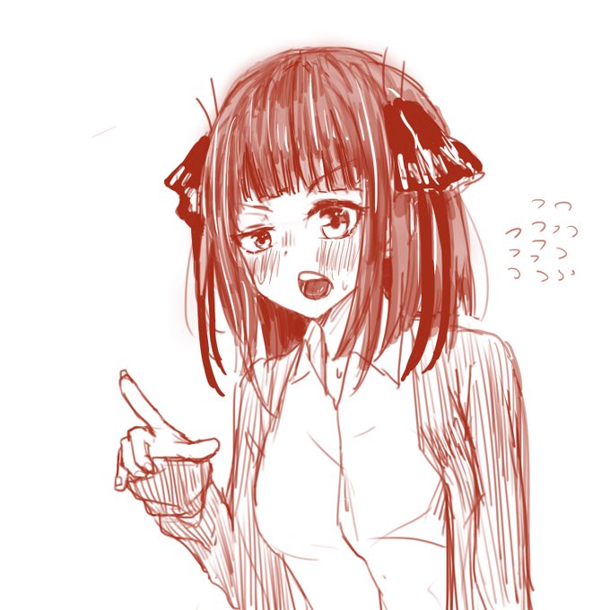デジビビさんがTwitterに投稿した中野二乃(五等分の花嫁)のイラスト。