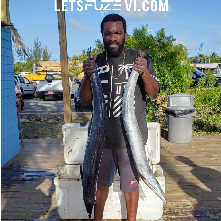 LetsFuzeVI's tweet photo. Today’s catch from the annual Wahoo Fishing Tournament in Virgin Gorda! #LetsFuzeVI #FUZE #FuzeNetwork #Inform #Entertain #VirginIslandsFestival #VirginGordaEasterFestival #EasterFestival #Easter #VICulture https://t.co/2DvxvmYfO2