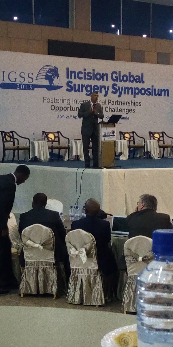 DjiofackD's tweet photo. DAY 1: Contextualized training
" Surgeons trained in Africa are first trained for Africa.. Surgeons trained in the US are first trained for the US..out of their comfort zone (equipments, etc) even the most skilled surgeon could have catastrophic results".. Dr Prem
#IGSS2019Kigali https://t.co/MCvr80pTUV